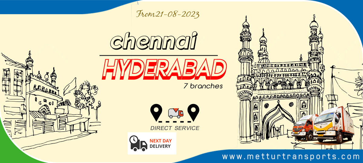 Chennai to Hyderabad speed parcel service